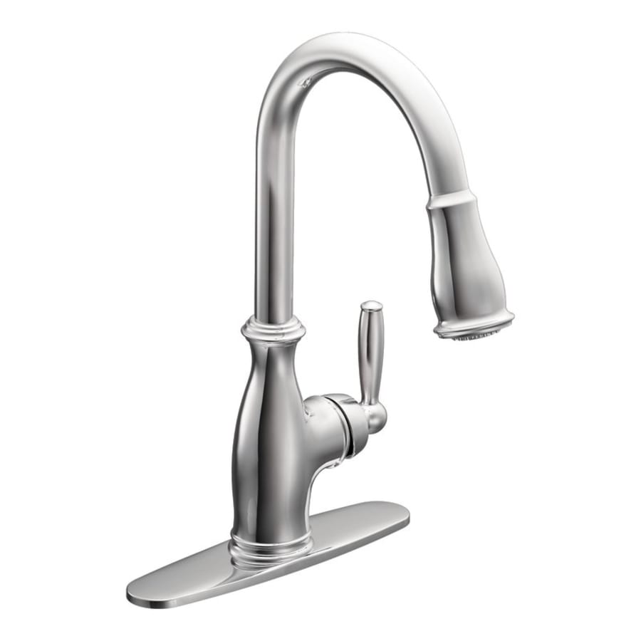 Moen pull down kitchen faucet discount