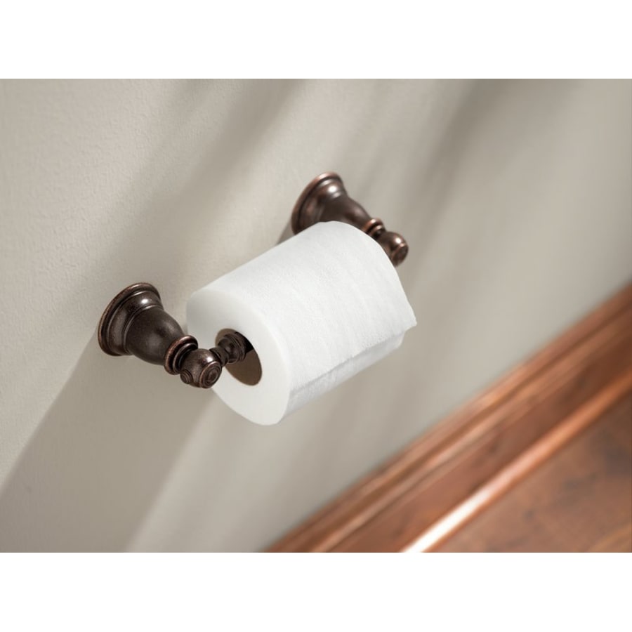 Moen YB5408 Kingsley Traditional Double Post Pivoting Toilet Paper Holder - Thumbnail 4