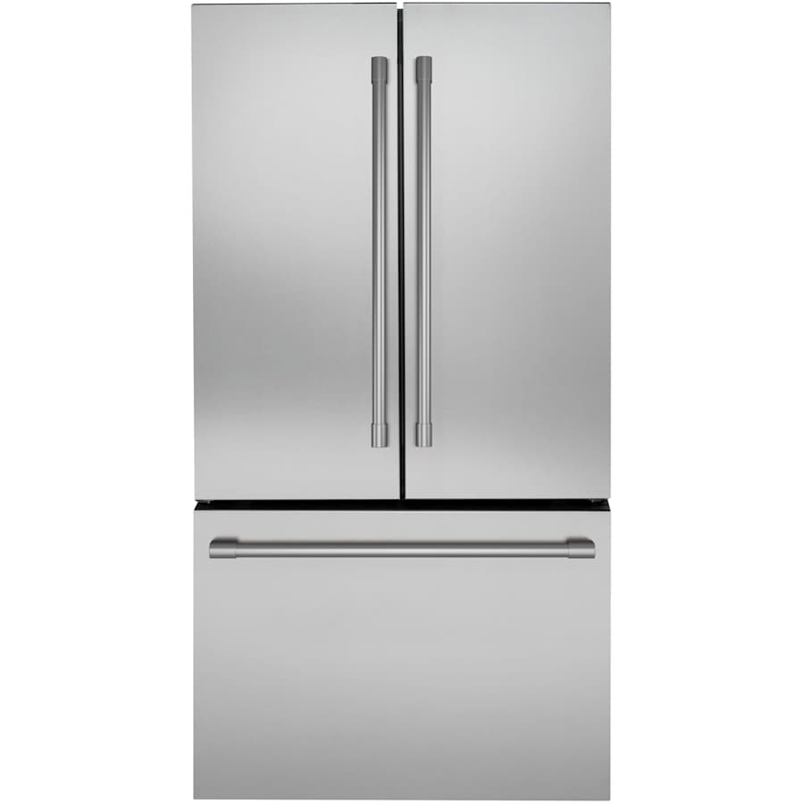 Monogram 36 Inch Wide 23.1 Cu. Ft. Energy Star Certified French Door Refrigerator with TwinChill Evaporators Stainless Steel
