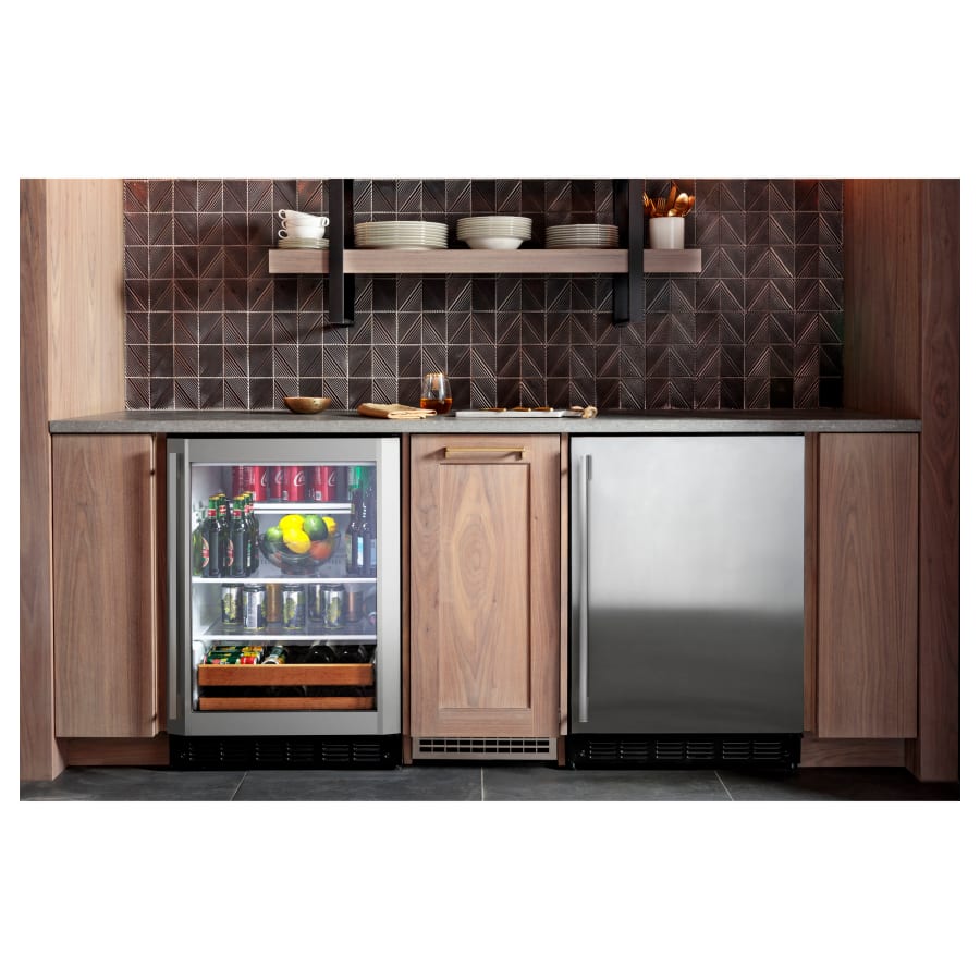 Monogram ZIBS240NSS 24 Inch Wide Right Handing Beverage Build