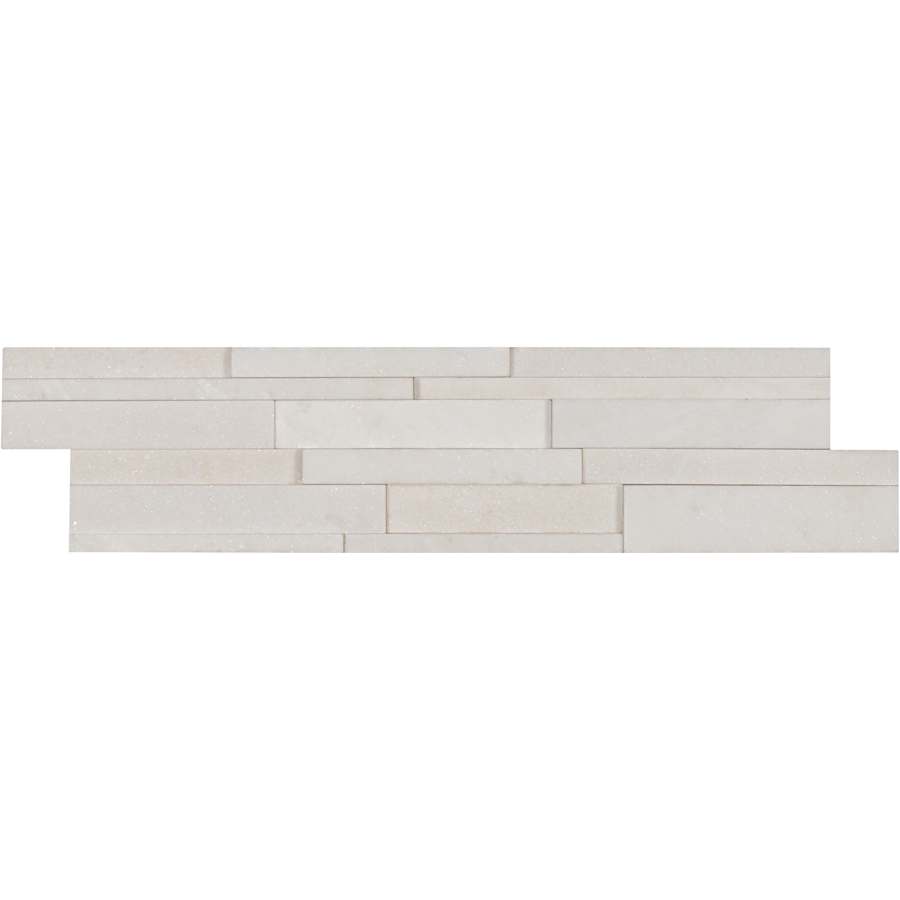 MSI 6" x 24" Marble Hardscape Wall Tile - Honed Marble Visual - Sold by Pallet (210 SF/Pallet) Arctic White