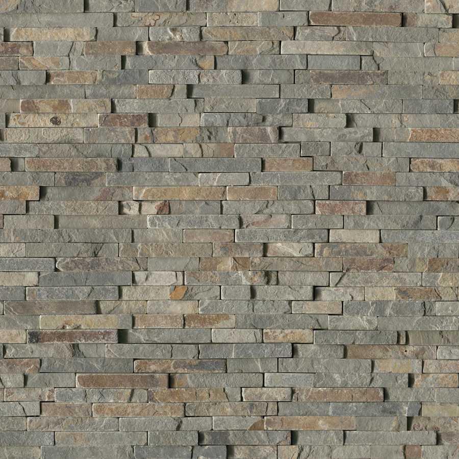 MSI 18" x 8" Cladding Mosaic Sheet - Tumbled Slate Visual - Sold by Carton (10 SF/Carton) Rustique