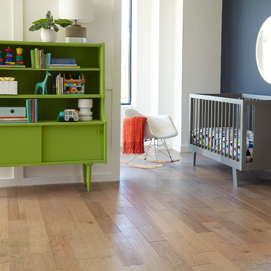 Mullican Flooring Oakmont 5-in Provincial Hickory Handscraped Engineered Hardwood Flooring (38-sq ft) Mullican Flooring Oakmont 5-in Provincial Hickory Handscraped Engineered Hardwood Flooring (38-sq ft)