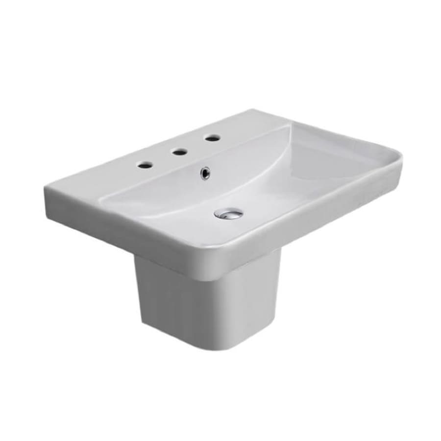 Nameeks Noura Pedestal Sink in White