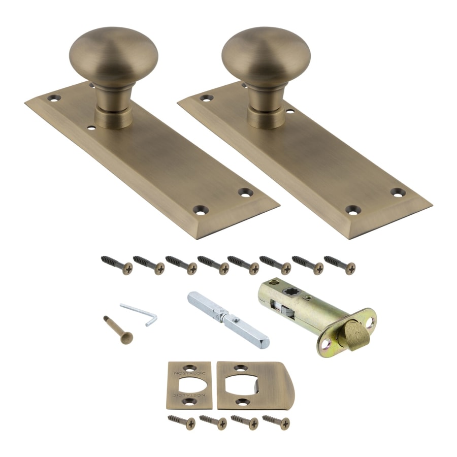 日本に Nostalgic Door Privacy Brass Solid York New 717363 Warehouse トップス