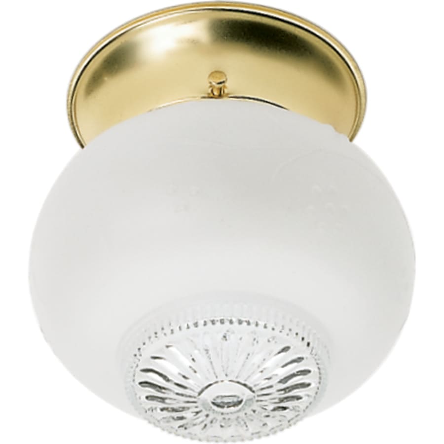 Nuvo Lighting Flush Mount Ceiling Light Polished Brass