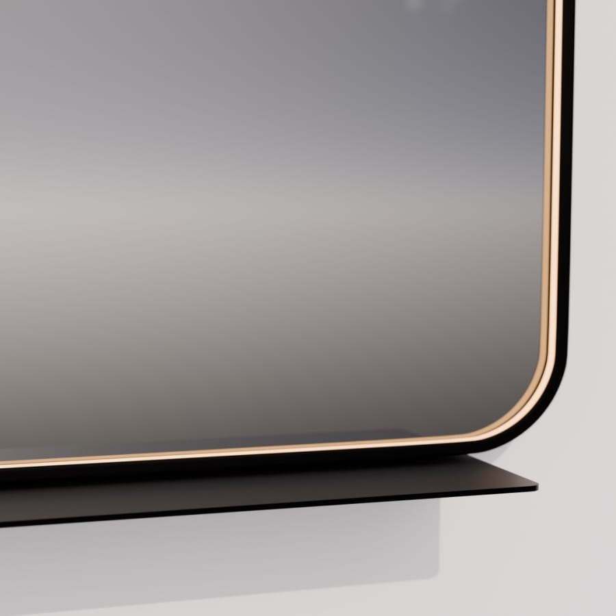 アーモンドクォーツページ Oxygen AVIOR 3-0104-15 Lighted Mirror 48 inch x 36 Inch