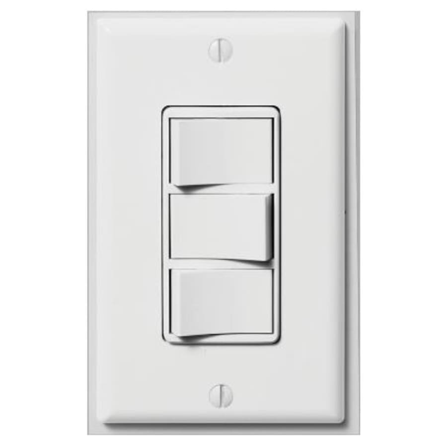 Panasonic 4 Function Single Gang WhisperControl Switch White