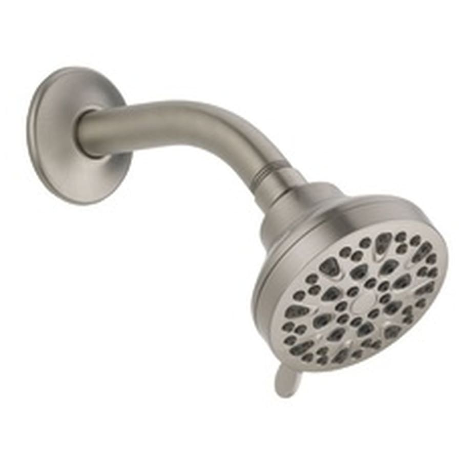 Peerless Universal Showering 1.5 GPM Multi Function Shower Head with Touch-Clean Nozzles and Pause Function Brushed Nickel