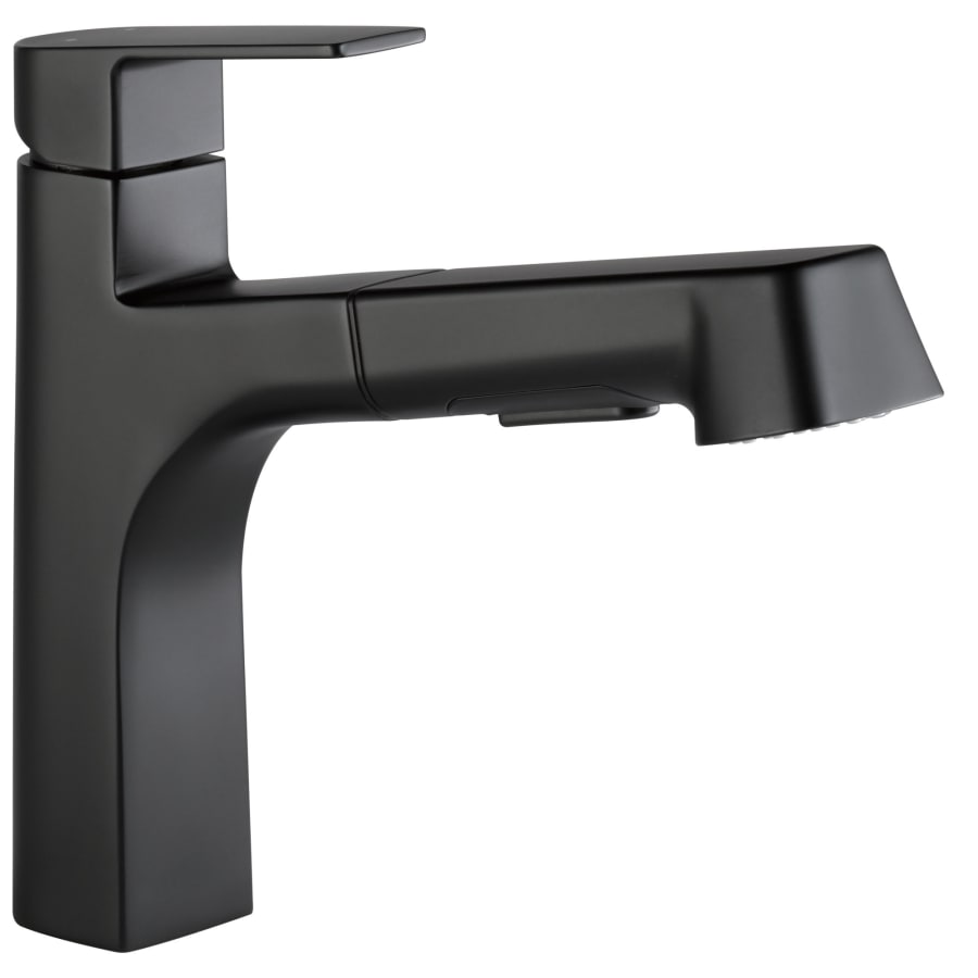 Peerless Xander Matte Black Towel Ring - Modern Bathroom Hardware