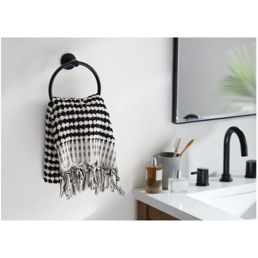 Peerless PA347 BN Precept 6 9 16 Wall Mounted Towel Ring Build