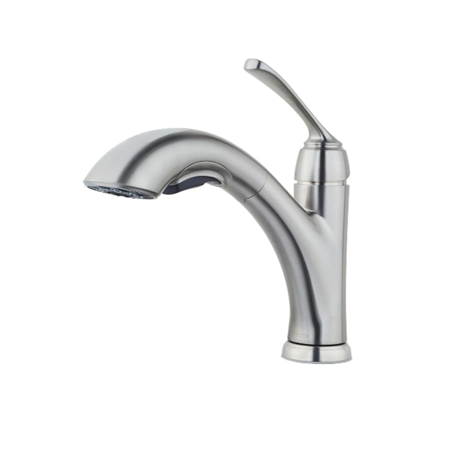 Pfister Cantara Pull-Out Spray Kitchen Faucet with Pforever Seal Technology Stainless Steel