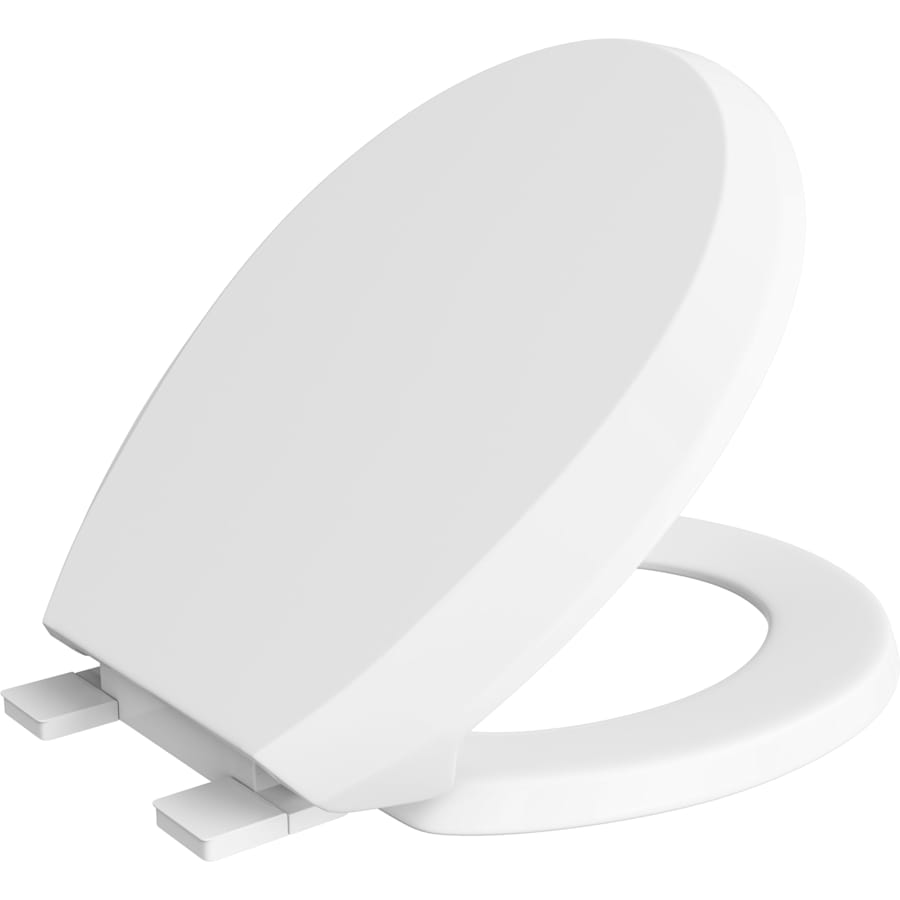 PROFLO Toilettensitz Rund – Mit Soft-Close Deckel, Leicht Zu Reinigen, Weiß