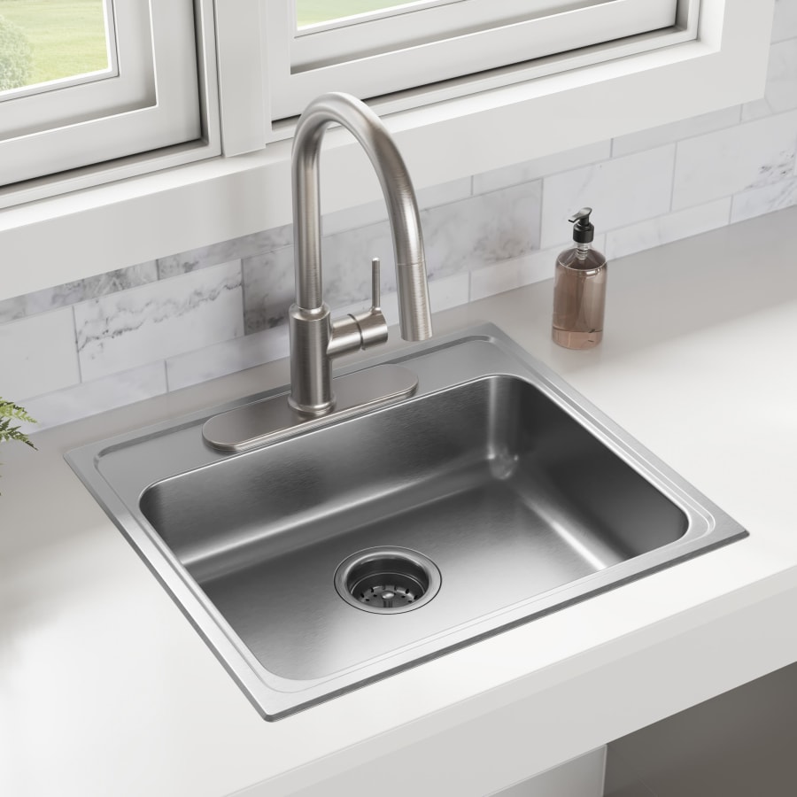 PROFLO PFXC4027ZBN 1.5 GPM Single Hole Pull Down Kitchen