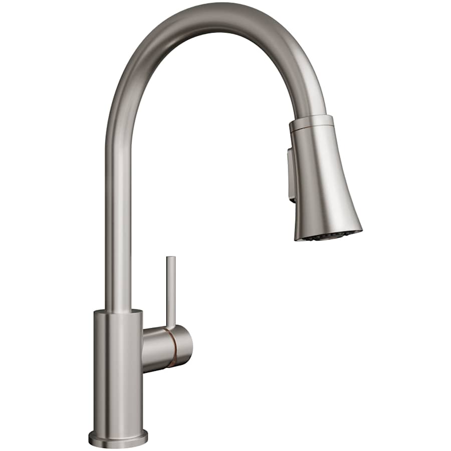 PROFLO PFXC7027ZBN 1.5 GPM Single Hole Kitchen Faucet with Pull