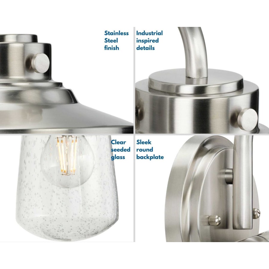 Progress Lighting - One Light Wall Lantern - Tremont Matte Black, image size:900x900