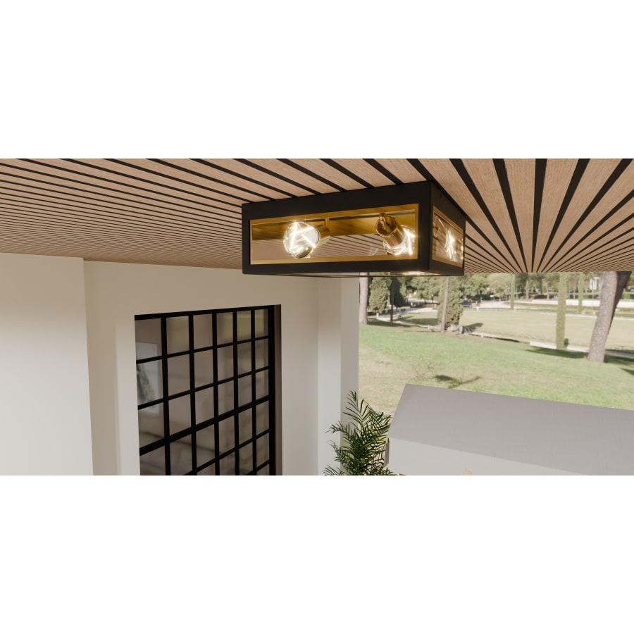 Quoizel BBN1612MBK Bourbon 2 Light 12