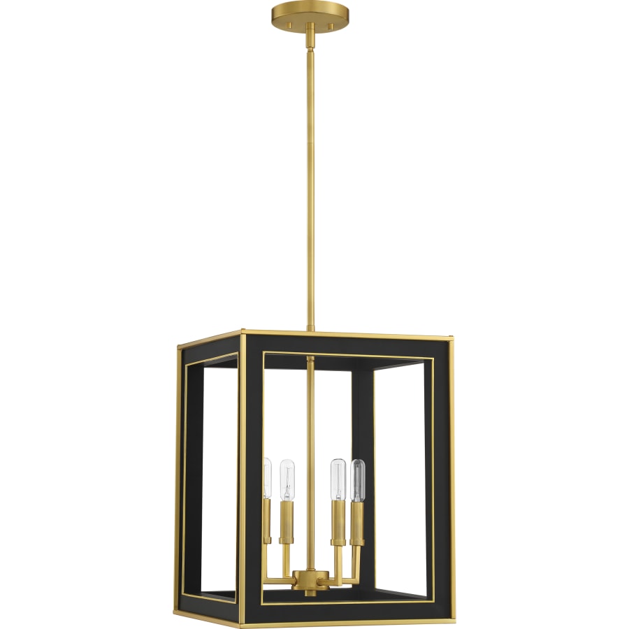 Quoizel BUR5214MBK Burwell 4 Light 14