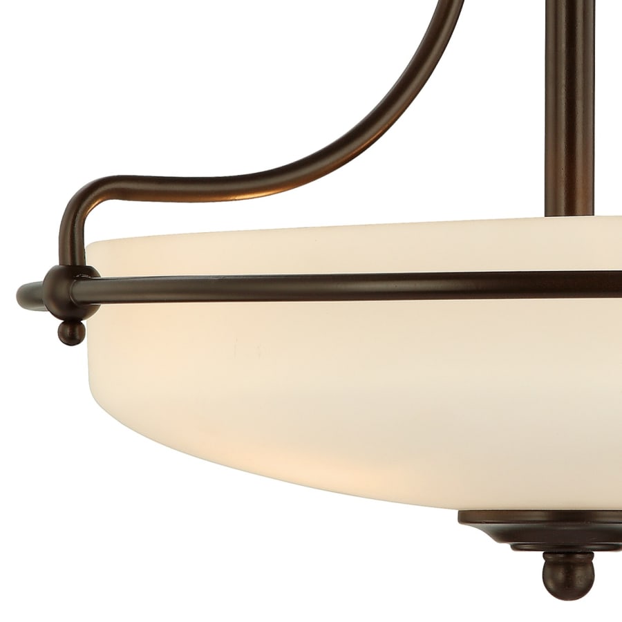 Quoizel GF1717AN Griffin 3 Light 17 Wide Semi Flush Mount Build