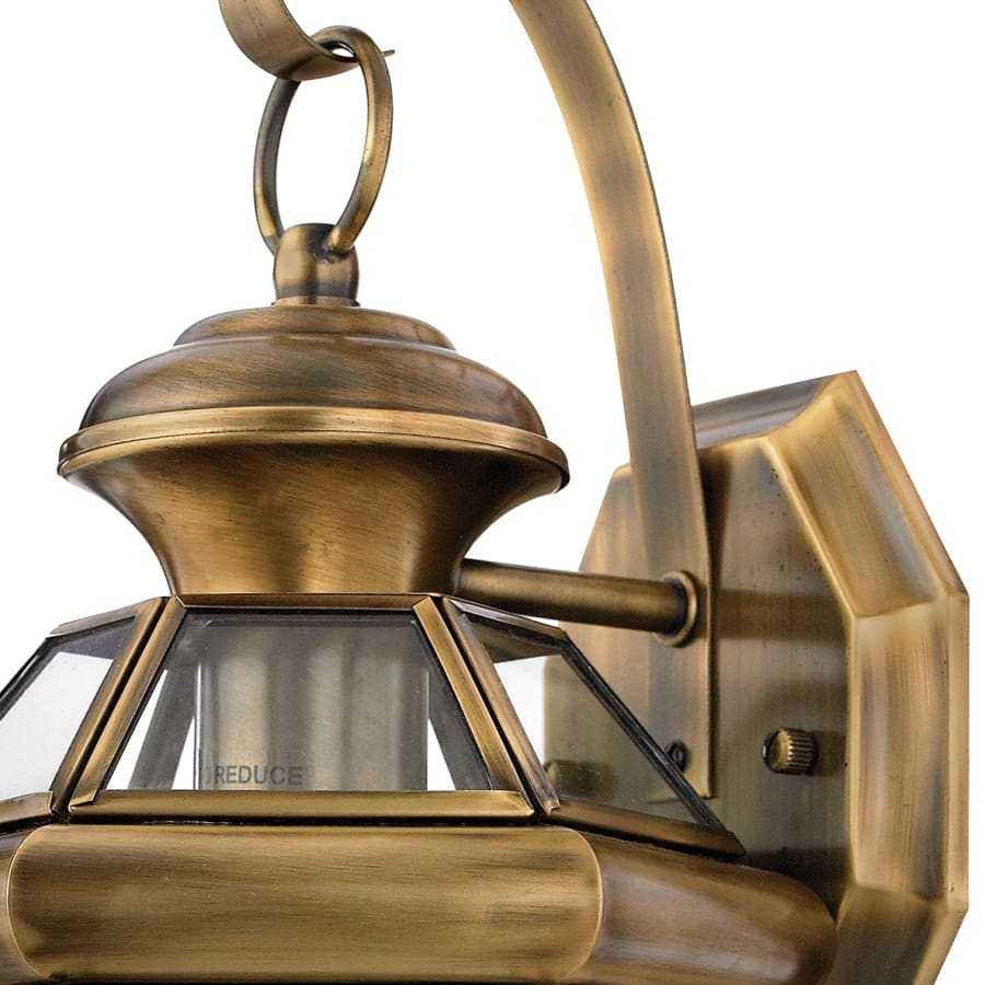 Quoizel Newbury One Light Outdoor Wall Lantern Medici Bronze NY8315Z