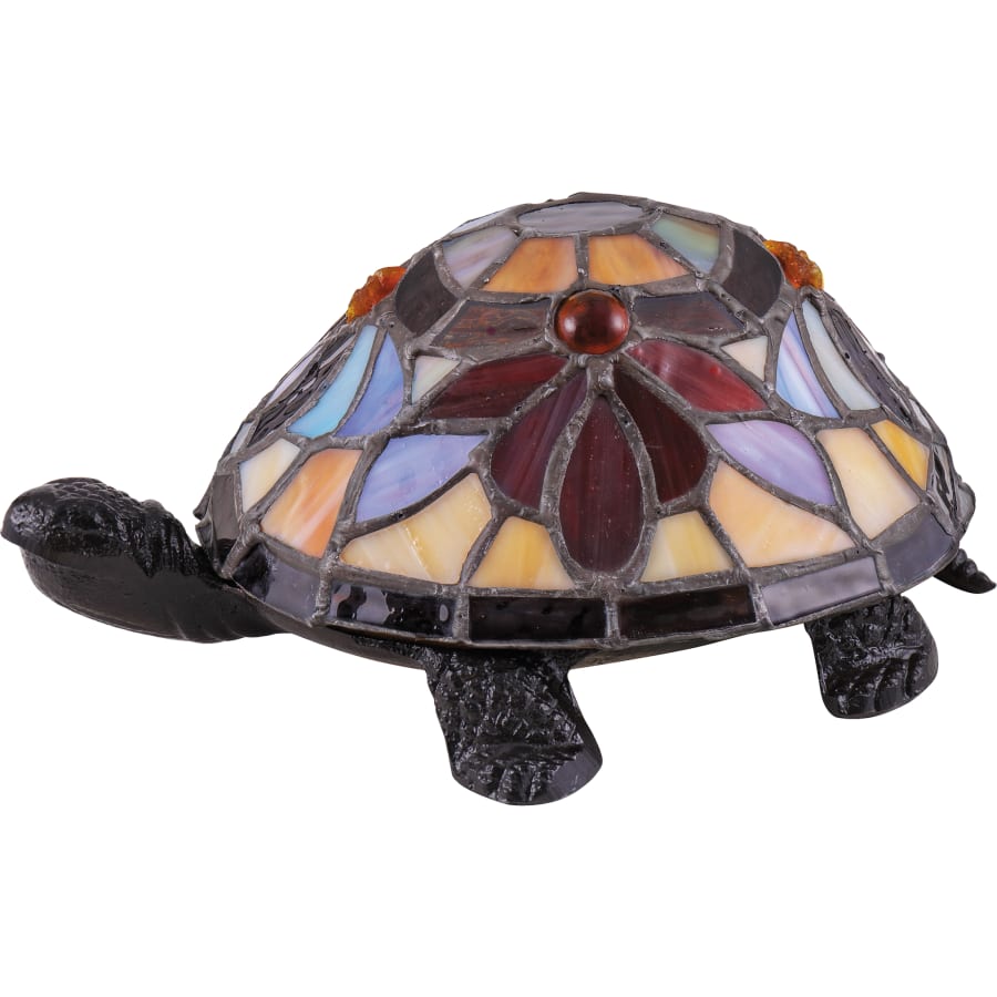 Quoizel 3.5-in Turtle Tiffany-Style Light Quoizel 3.5-in Turtle Tiffany-Style Light