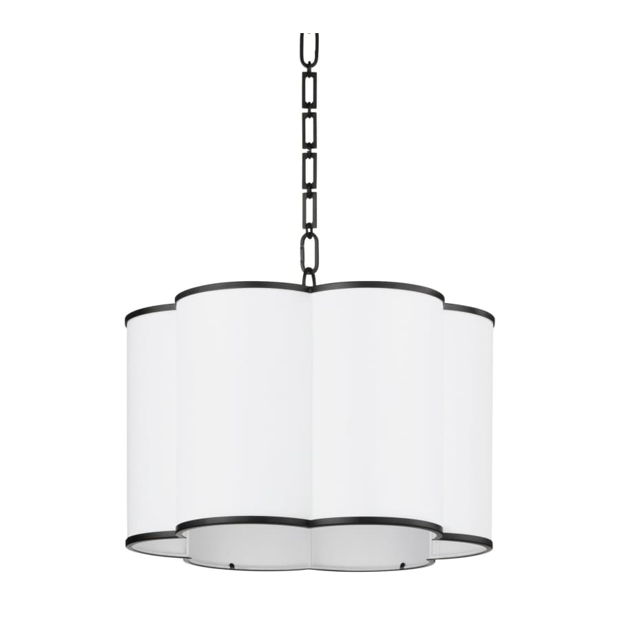 Quorum International Wallinger 4 Light 22" Wide Multi Light Pendant Matte Black