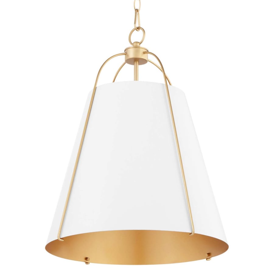 Quorum International Ellen 3 Light 18" Wide Pendant Aged Brass