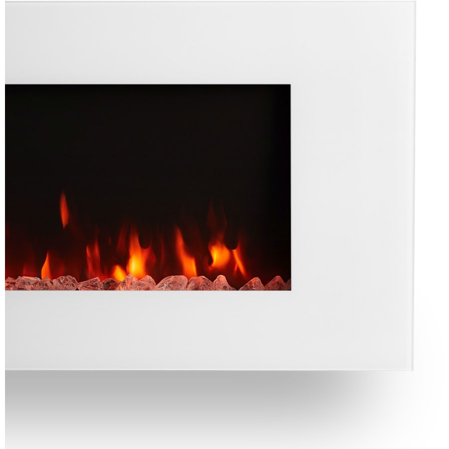Real Flame-1330E-Glass Red Detail