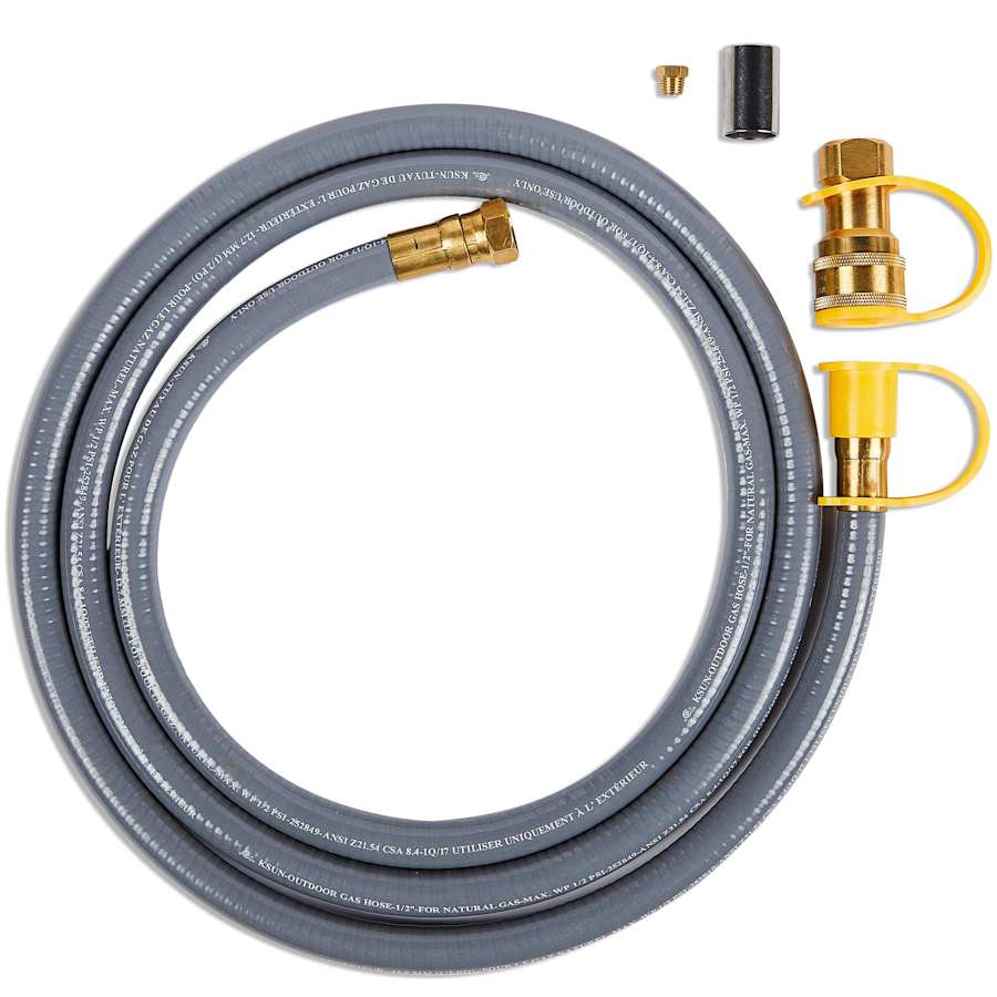 Real Flame Bidwell Natural Gas Conversion Kit For Fire Pit Gray