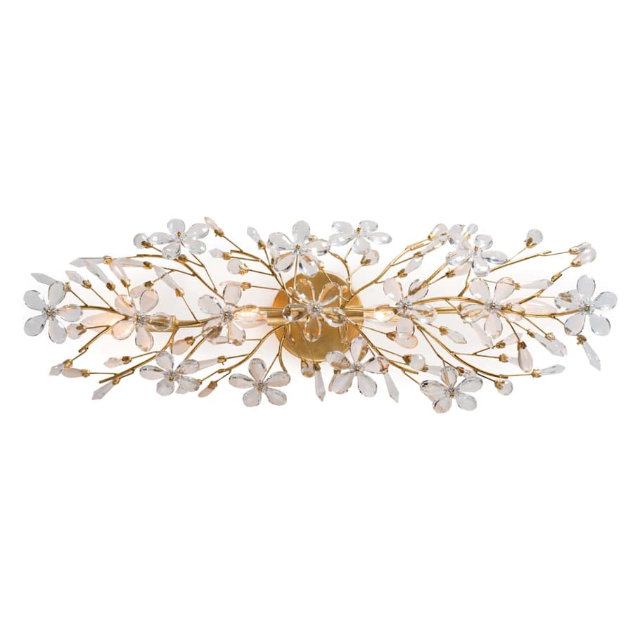 Regina Andrew Cheshire 4 Light 9" Tall Wall Sconce Gold Leaf