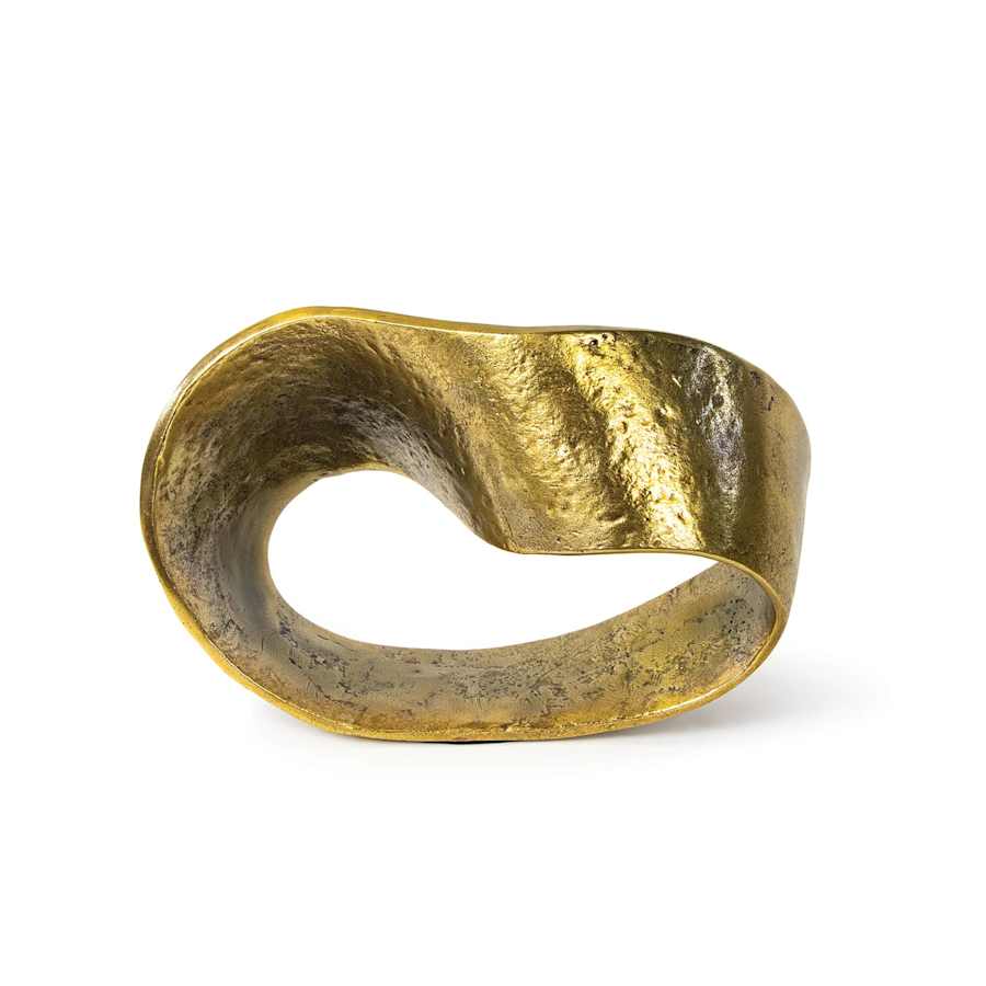 Regina Andrew Dex 12" Wide Objet Brass
