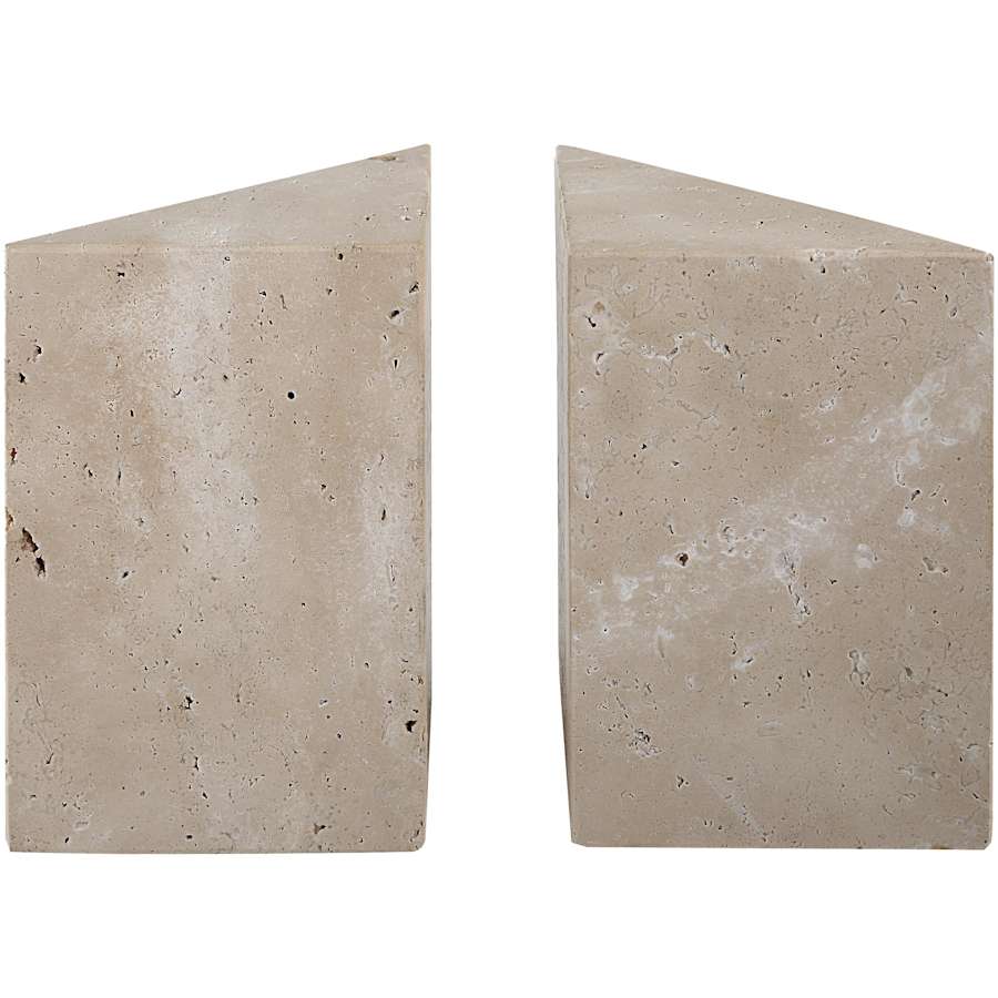 Ren Wil Attle Travertine Minerals and Rocks Sculpture - Set of 2 - Thumbnail 2
