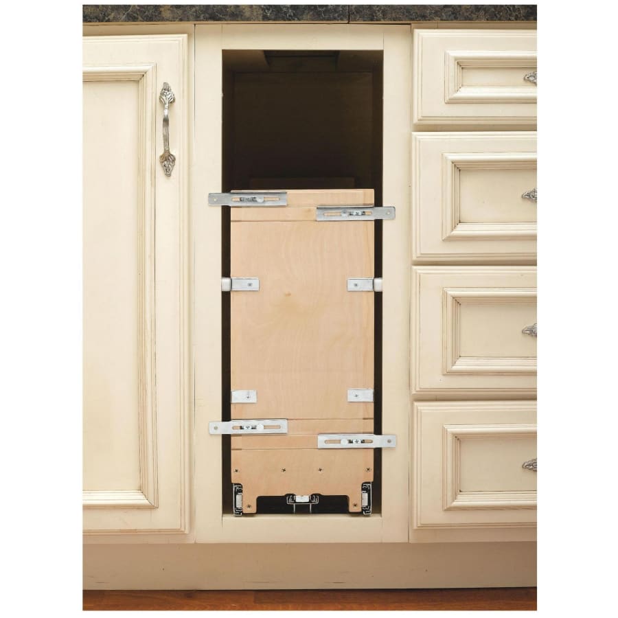 Rev-A-Shelf Wood Classics 8"W Pull Out Base Cabinet Bakeware Organizer - Thumbnail 3