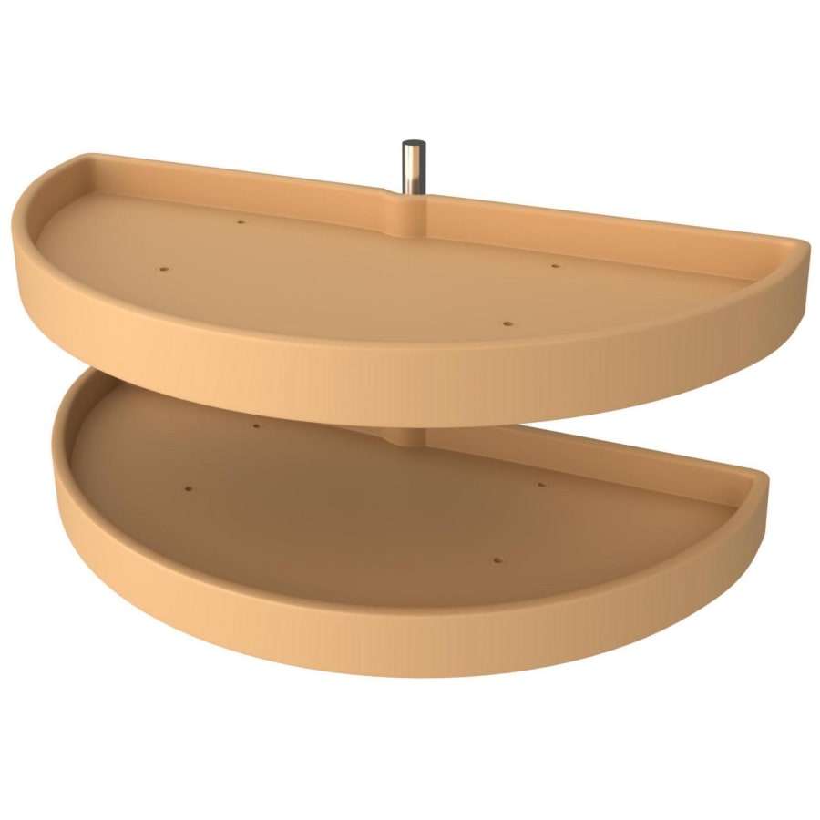 Rev-A-Shelf Classic 2 Tier 33" Half Moon Pivot Lazy Susan - Thumbnail 4