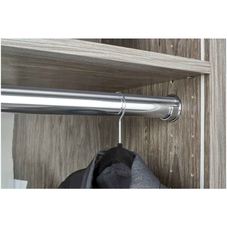 Rev-A-Shelf CSRSL-36SN-1 Satin Nickel Sidelines 35" Closet Shoe Rail For Custom Closet Systems