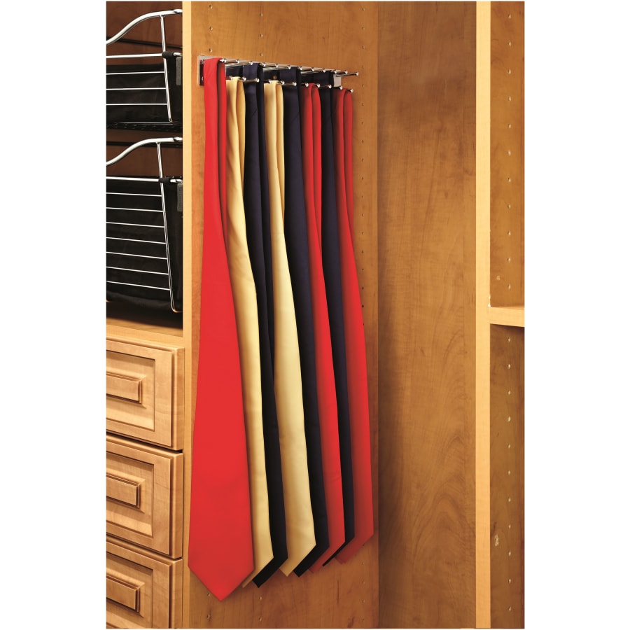 Sliding tie rack hot sale