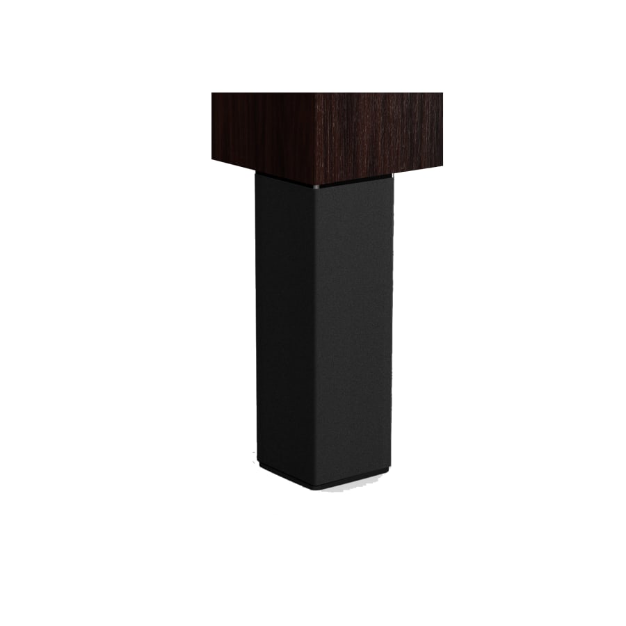 3-15/16 in. Matte Black Metal Square Leg (4-Pack) 3-15/16 in. Matte Black Metal Square Leg (4-Pack)