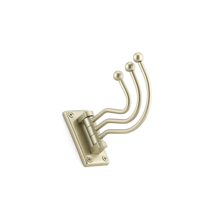 Richelieu BP99842184 3 1 16 Inch Triple Swivel Coat Hook Build