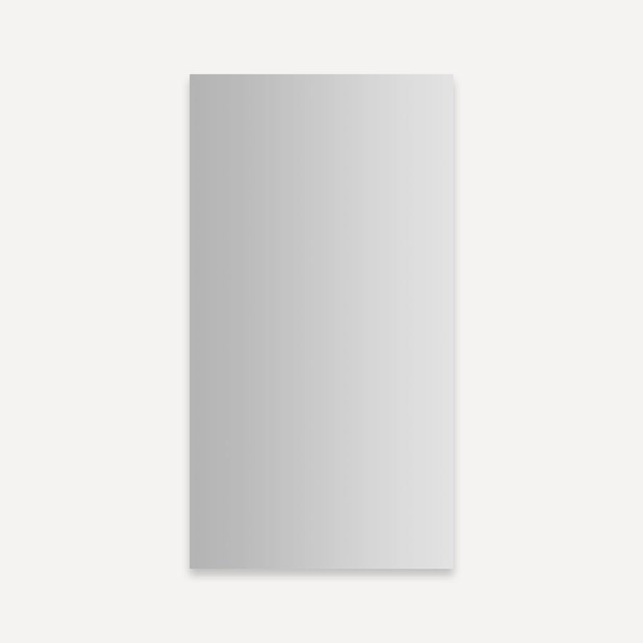 Robern PL Portray 15-1/4" x 30" Frameless Single Door Medicine Cabinet with Slow Close Hinges Mirrored