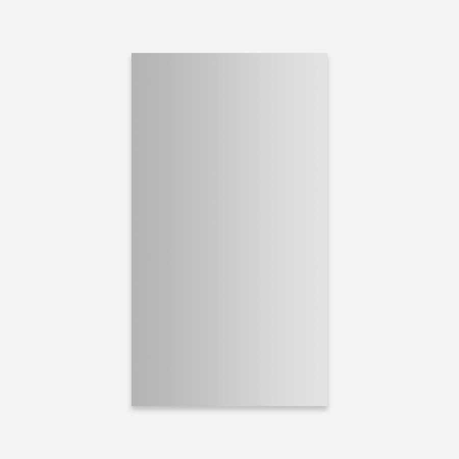 Robern PL Portray 19-1/4" x 36" Frameless Single Door Medicine Cabinet with Slow Close Hinges Mirrored