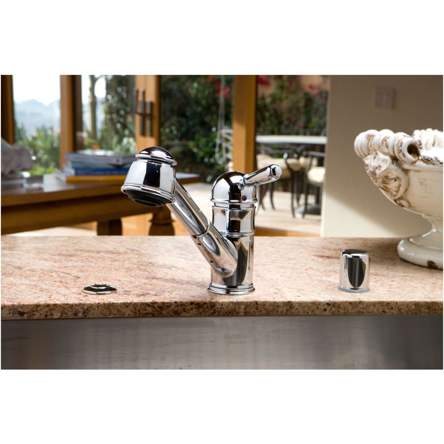 Rohl R77V3APC 1983 1.8 GPM Single Hole Pull Out Kitchen Faucet