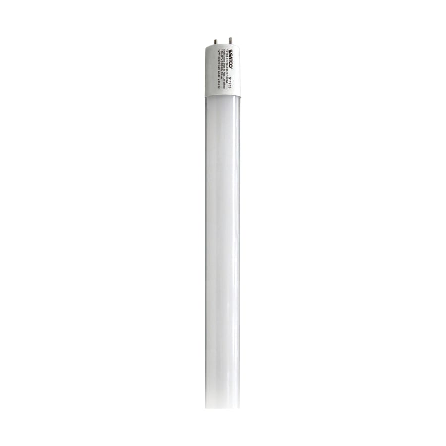 Satco Lighting Pack of (2) 12 Watt T8 Bi Pin (G13) LED Bulbs - 1,400 Lumens, 3500K, and 82CRI Frost