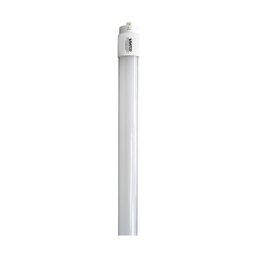 Satco Lighting Pack of (10) 40 Watt T8 Fluorescent Pin (Fa8) LED Bulbs - 5,500 Lumens, 6500K, and 82CRI White