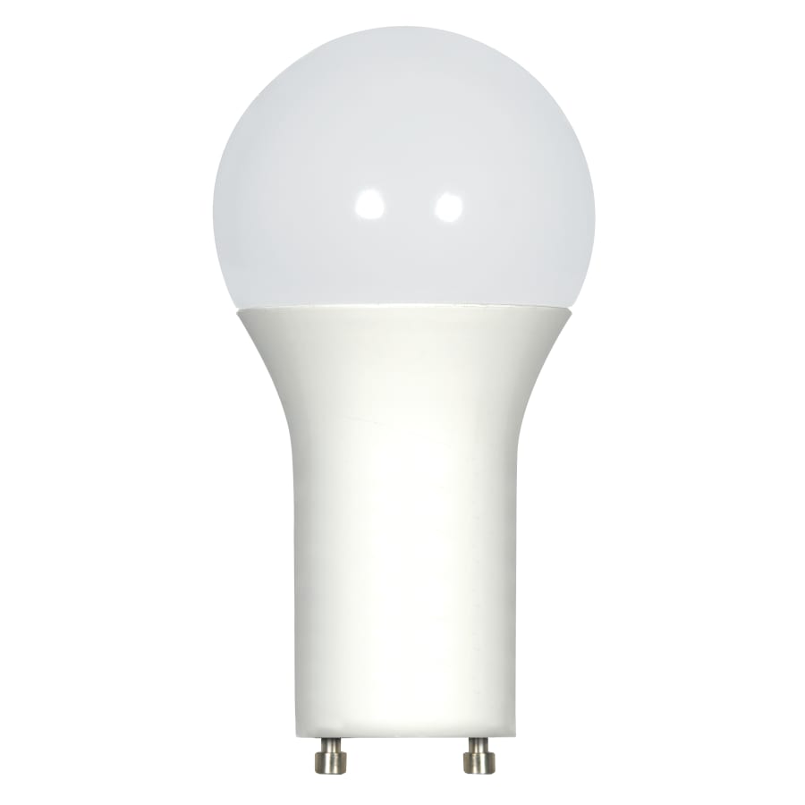 Satco Lighting Single 9.8 Watt Dimmable A19 GU24 LED Bulb - 800 Lumens and 4000K Frosted White