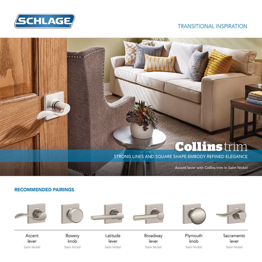 Schlage F170SAC619COLLH