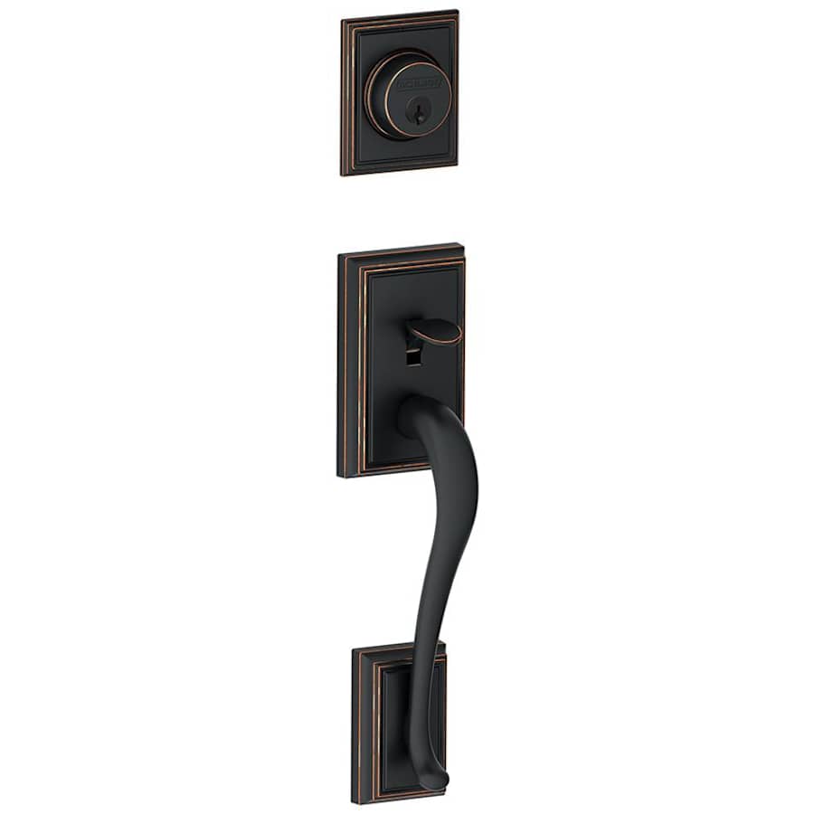 Schlage F58ADD716 Addison Single Cylinder Exterior Entrance
