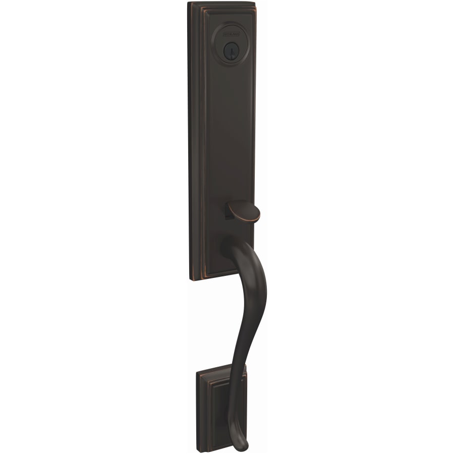 Schlage-FCT92-ADD-Aged Bronze Angled Left View