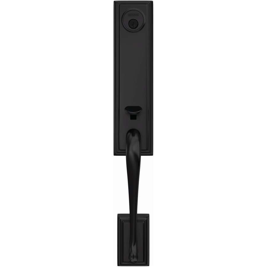 Schlage-FCT92-ADD-Matte Black Head On View