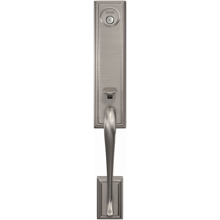 Schlage-FCT92-ADD-Satin Nickel Head On View