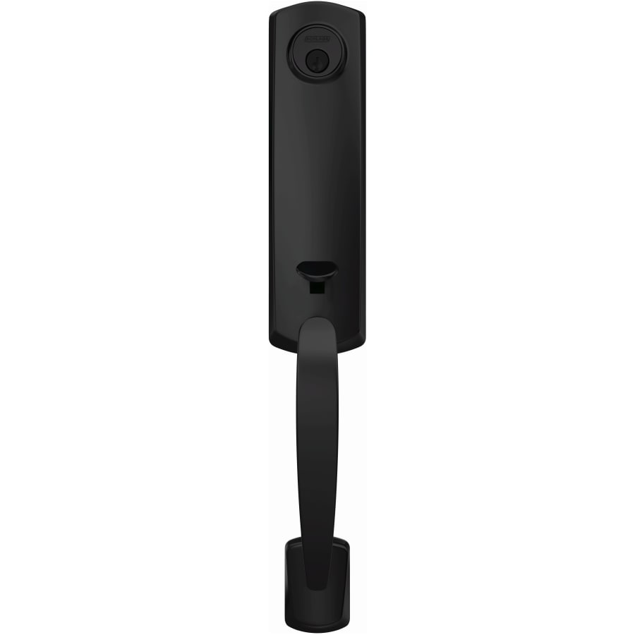 Schlage-FCT92-GRW-Matte Black Head On View